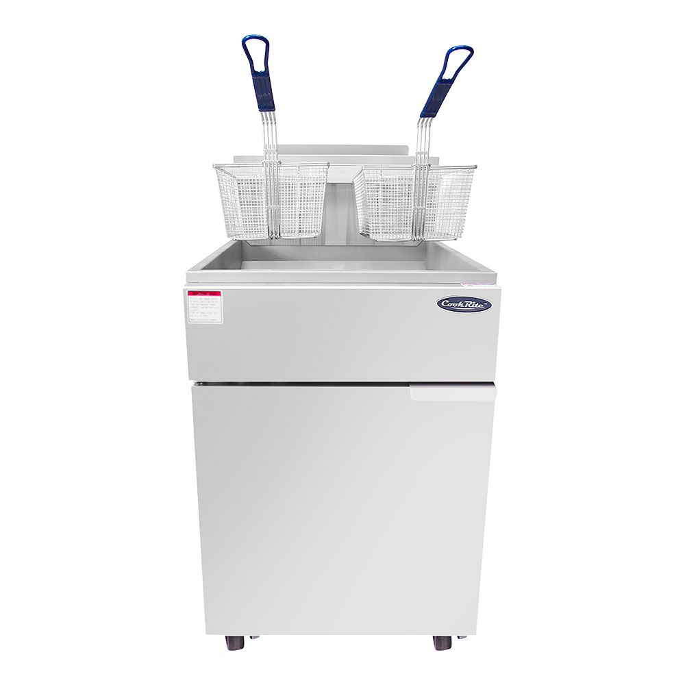 New Atosa ATFS-75 — 75 LB Deep Fryer Natural Gas 170,000 BTU