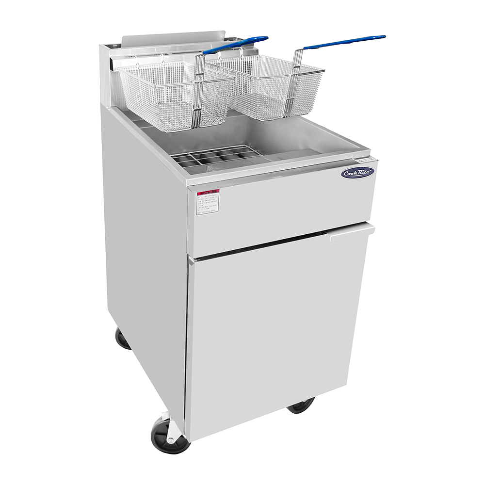 New Atosa ATFS-75 — 75 LB Deep Fryer Natural Gas 170,000 BTU