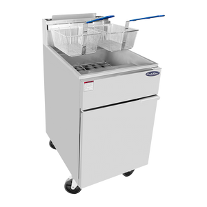 New Atosa ATFS-75 — 75 LB Deep Fryer Natural Gas 170,000 BTU