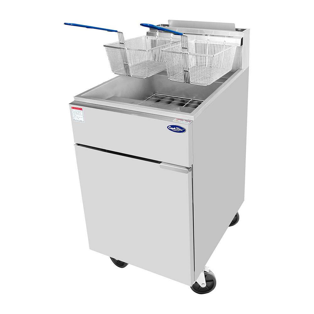 New Atosa ATFS-75 — 75 LB Deep Fryer Natural Gas 170,000 BTU