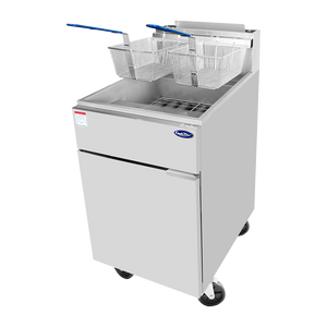 New Atosa ATFS-75 — 75 LB Deep Fryer Natural Gas 170,000 BTU