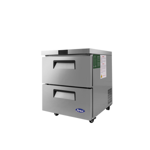 New Atosa MGF8420GR 27'' Two-Drawer Undercounter Freezer