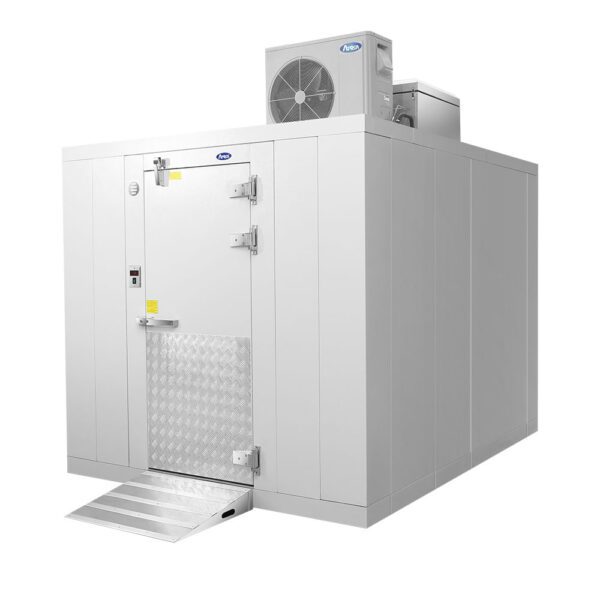 New Atosa AWC1012-TF 10' x 12' x 7'6" Walk-in Cooler with Reinforced Floor, Includes Condensing Unit with 3.0 HP Compressor and Evaporator