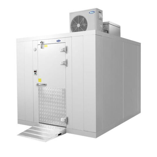 New Atosa AWC1012-TF 10' x 12' x 7'6" Walk-in Cooler with Reinforced Floor, Includes Condensing Unit with 3.0 HP Compressor and Evaporator