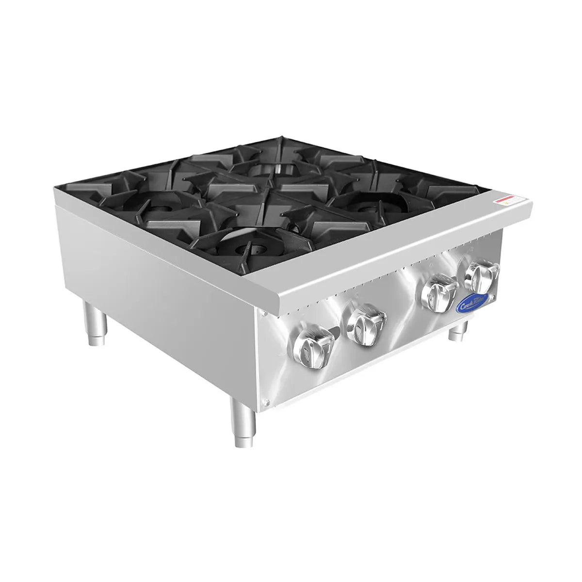 New Atosa ACHP-4 HD 24" Countertop Gas (4) Burner Hotplate with Total 128,000 BTU