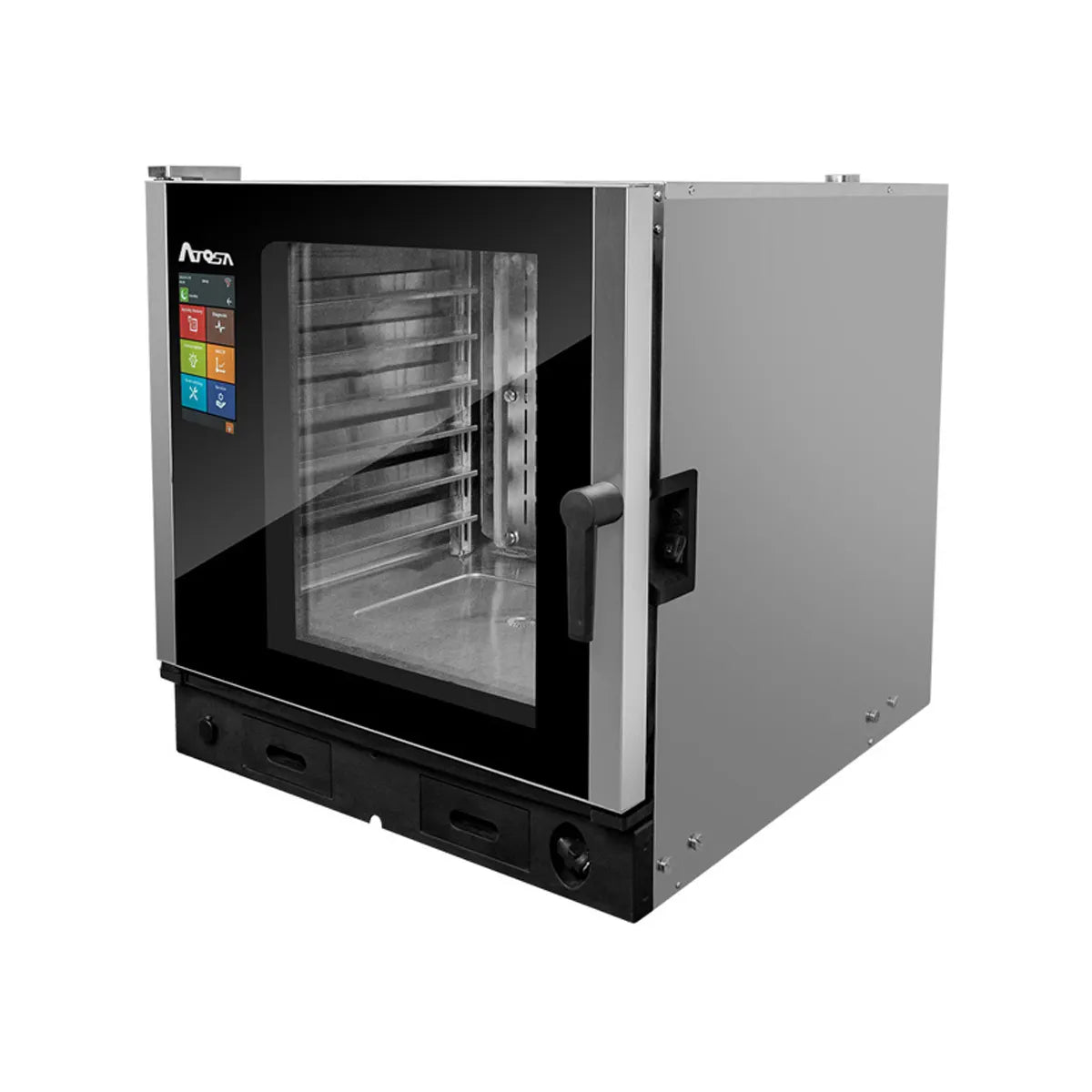 New Atosa AEC-0621E Smart Touch Electric Combi Oven, Fits 6 Full-Size Pans