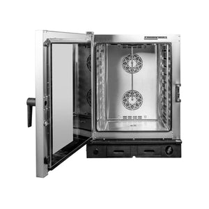 New Atosa AEC-1011E Smart Touch Electric Combi Oven, Fits 10 Half-Size Pans, 208/240v