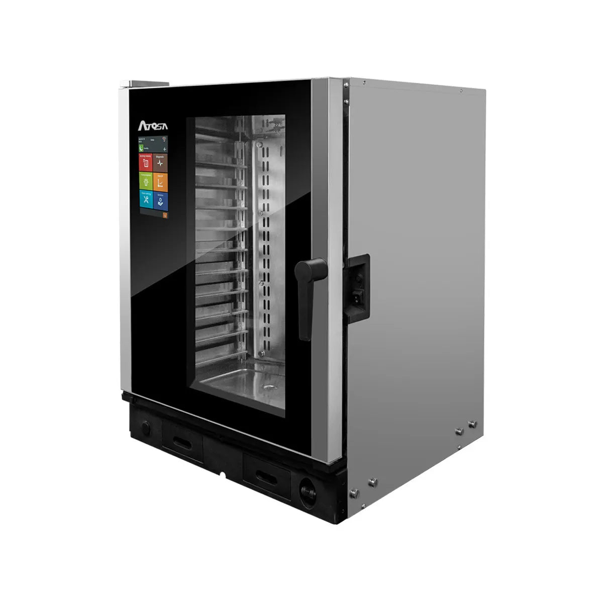 New Atosa AEC - 1021E Smart Touch Electric Combi Oven, Fits 10 Full - Size Pans - Falcon Restaurant Supply - 4