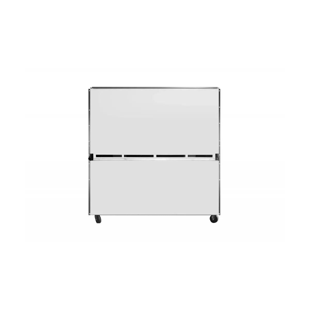 New Atosa AGR-8B 48" Gas Range. (8) 32,000 BTU Open Burners with (2) 20" Wide Oven, 4 Oven Racks (Castors Included)