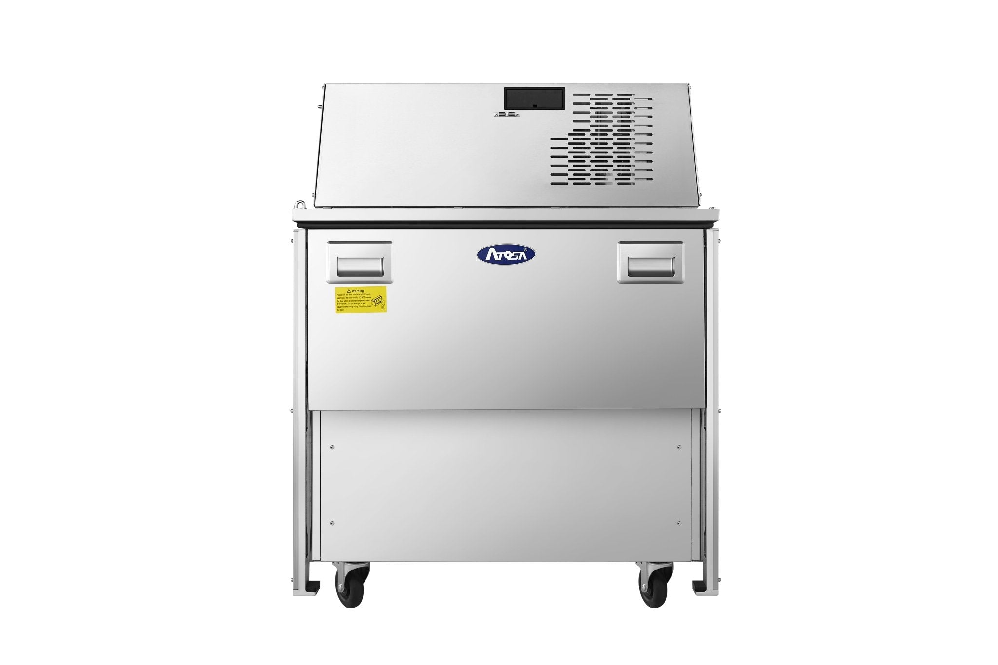 New Atosa AMC - 3401 34" Forced Air Milk Cooler - Single Access - Falcon Restaurant Supply - 1