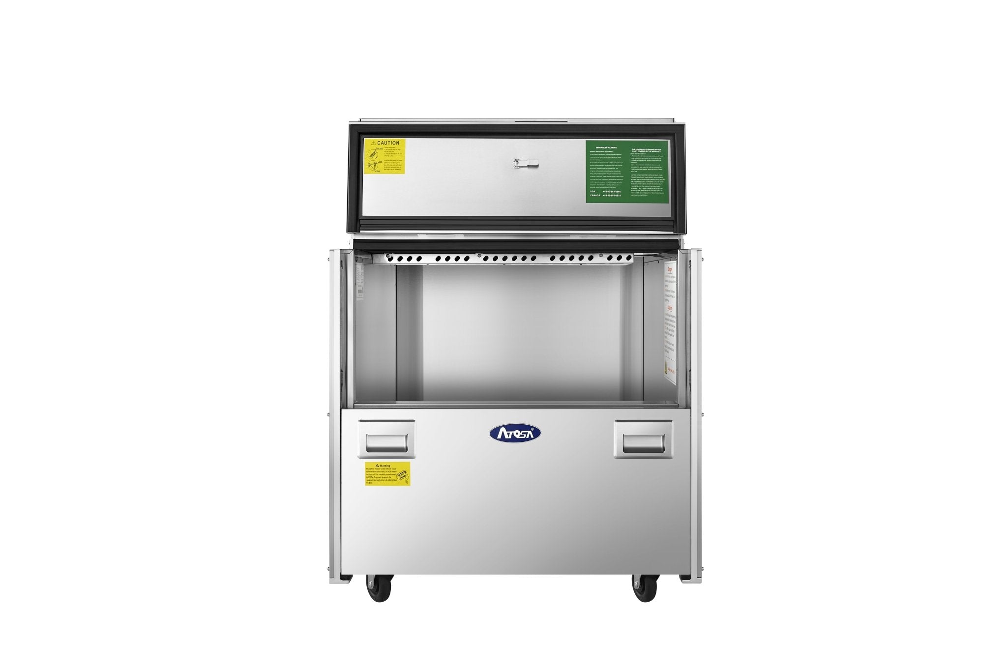 New Atosa AMC - 3401 34" Forced Air Milk Cooler - Single Access - Falcon Restaurant Supply - 3