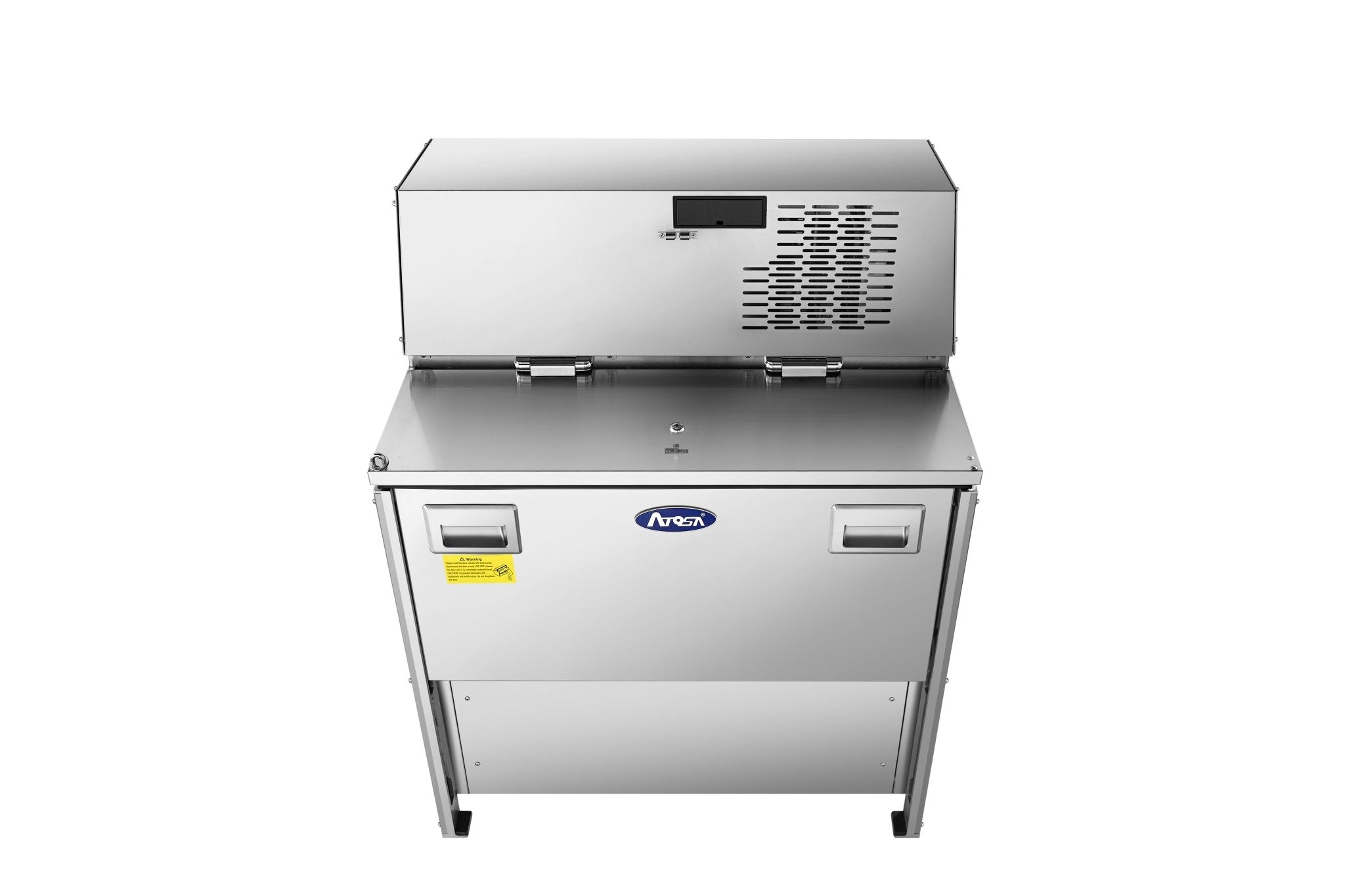New Atosa AMC - 3401 34" Forced Air Milk Cooler - Single Access - Falcon Restaurant Supply - 5