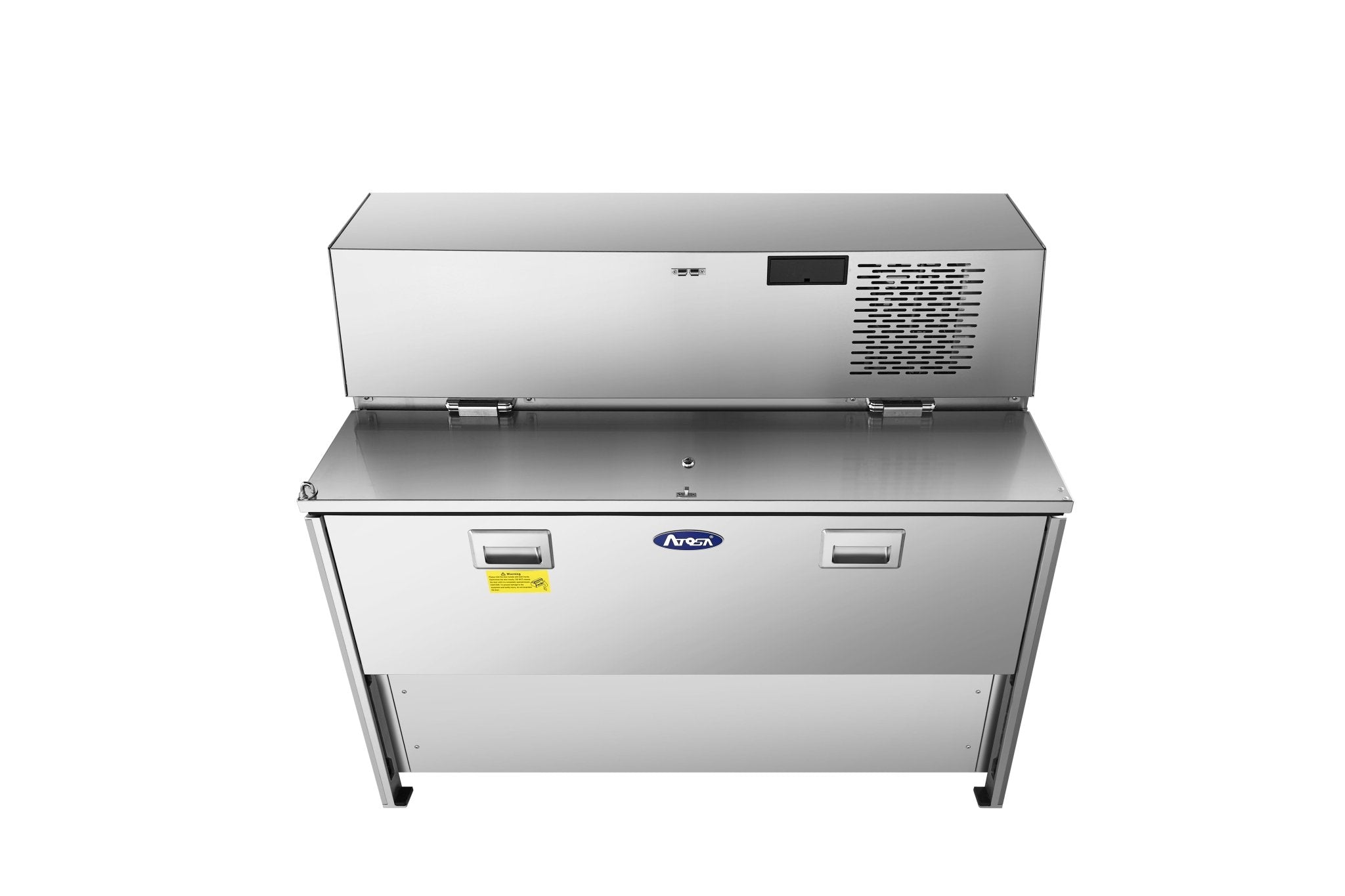 New Atosa AMC - 4901 49" Forced Air Milk Cooler - Single Access - Falcon Restaurant Supply - 5