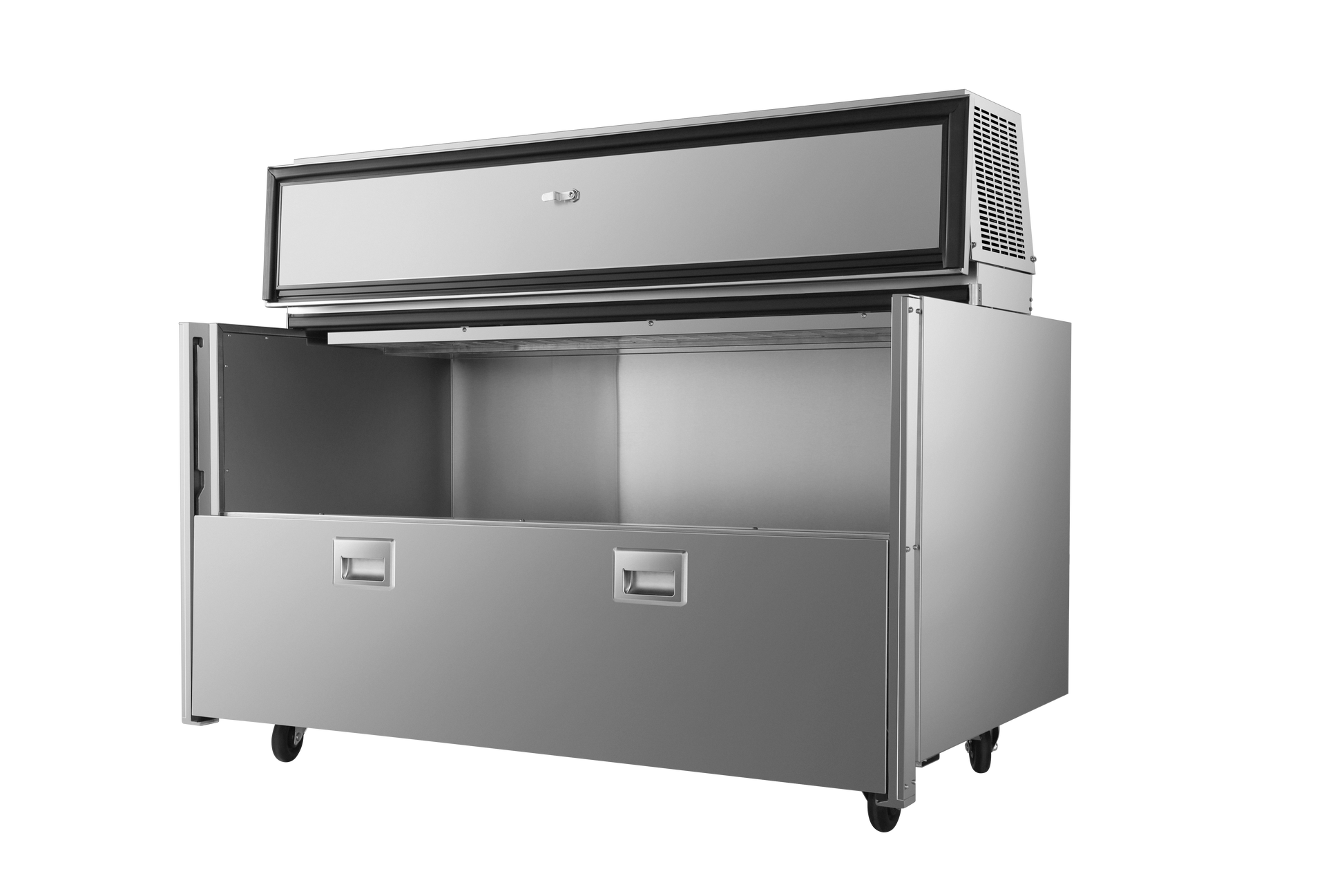 New Atosa AMC-5801 58" Forced Air Milk Cooler-Single Access