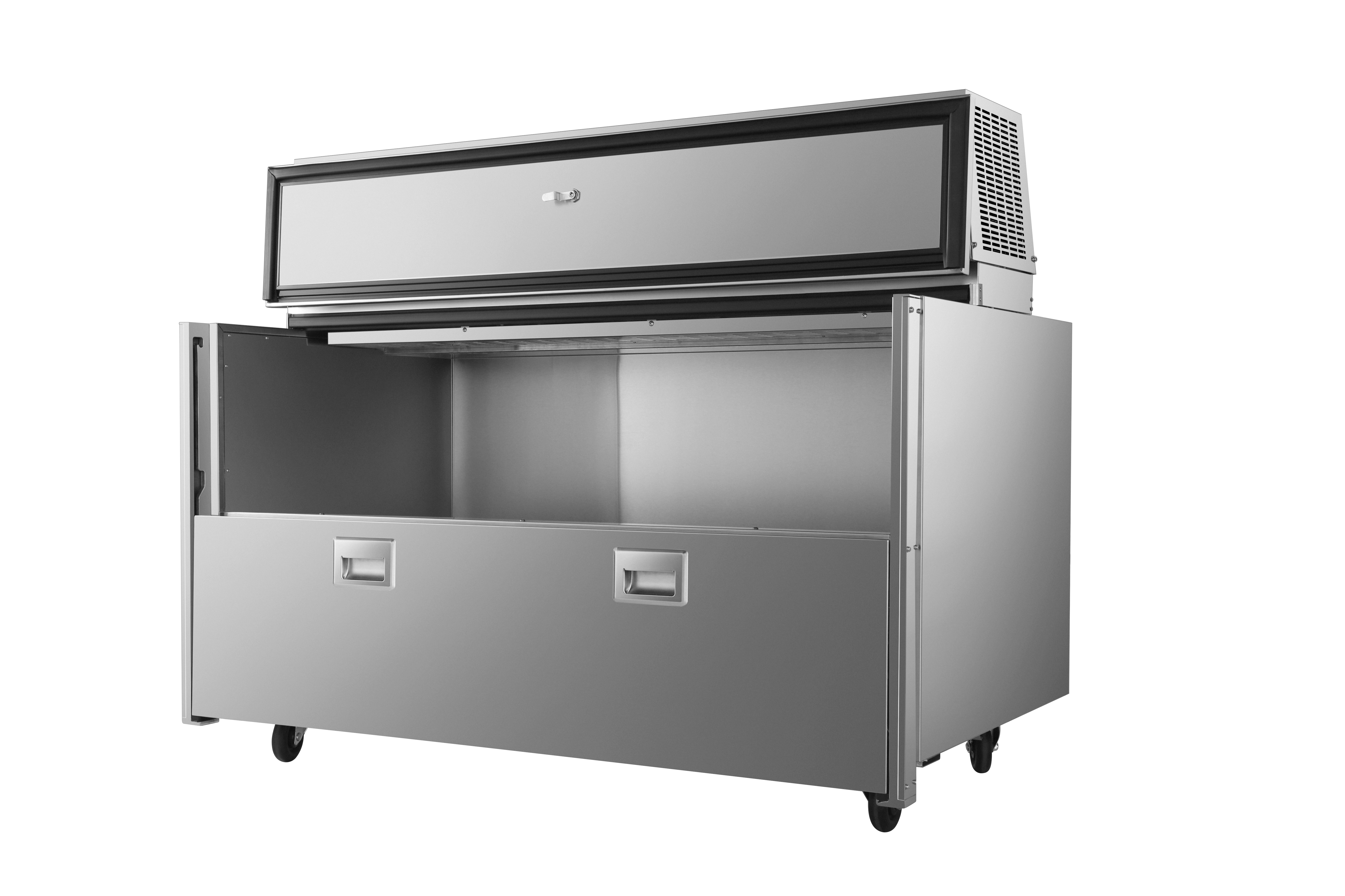 New Atosa AMC-5801 58" Forced Air Milk Cooler-Single Access