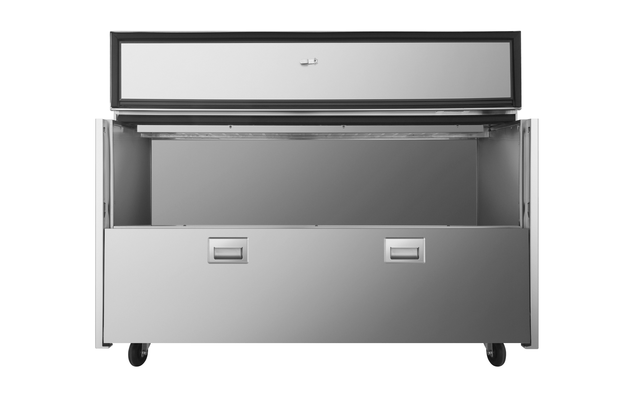 New Atosa AMC - 5801 58" Forced Air Milk Cooler - Single Access - Falcon Restaurant Supply - 3