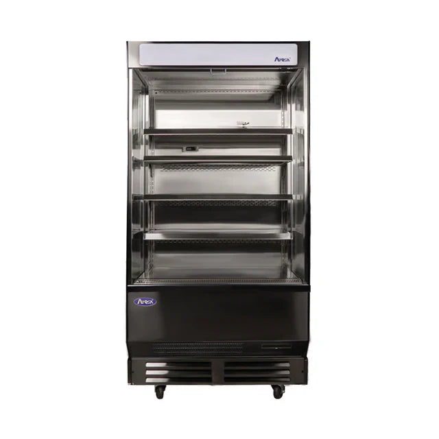 New Atosa AOM-40B 40" Open Refrigerated Merchandiser