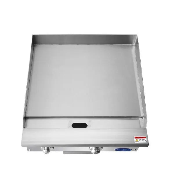 New Atosa ATMG-24 HD 24" CookRite Manual Gas Griddle with Total 60,000 BTU