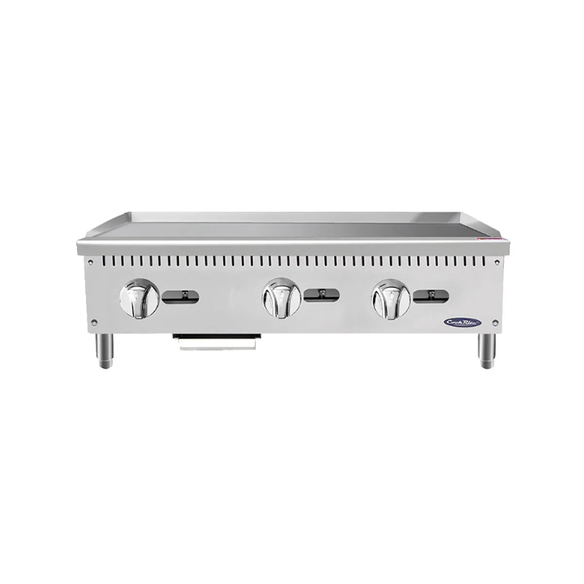 New Atosa ATMG-36 HD 36" CookRite Manual Gas Griddle with Total 90,000 BTU