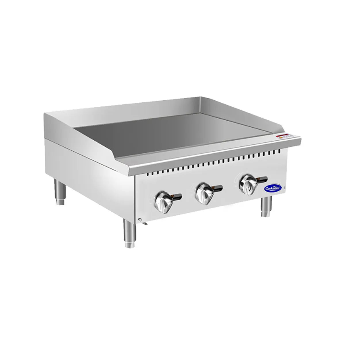 New Atosa ATMG-36 HD 36" CookRite Manual Gas Griddle with Total 90,000 BTU
