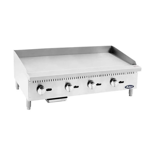 New Atosa ATMG-48 HD 48" Manual Griddle with Total 120,000 BTU