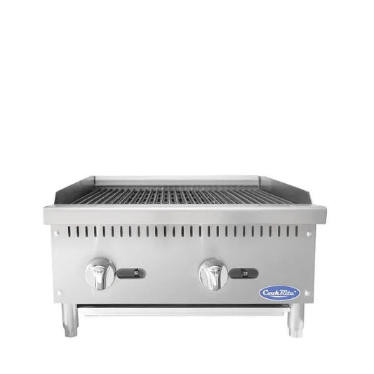New Atosa ATRC-24 HD 24" Countertop Gas Radiant Broiler with Total 70,000 B.T.U.