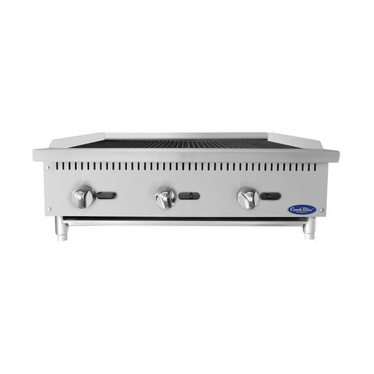 New Atosa ATRC-36 HD 36" Countertop Gas Radiant Broiler with Total 105,000 B.T.U.