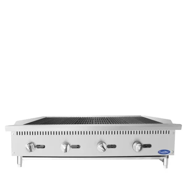 New Atosa ATRC-48 HD 48" Countertop Gas Radiant Broiler with Total 140,000 BTU
