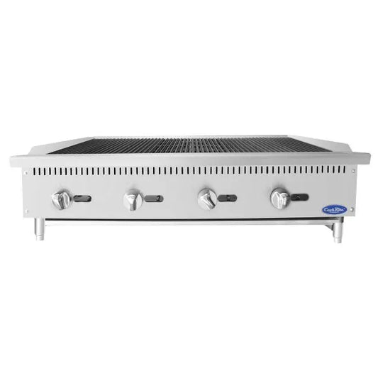 New Atosa ATRC-48 HD 48" Countertop Gas Radiant Broiler with Total 140,000 B.T.U.