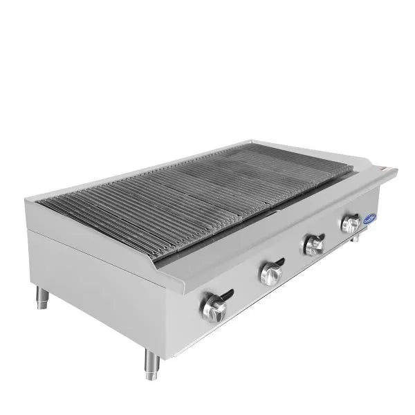 New Atosa ATRC-48 HD 48" Countertop Gas Radiant Broiler with Total 140,000 BTU