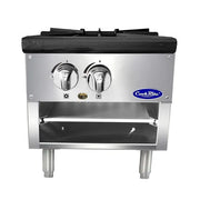 New Atosa ATSP - 18 - 1L Single Gas Stock Pot Stove (Low Height) - Falcon Restaurant Supply - 1
