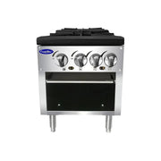 New Atosa ATSP - 18 - 2 Double Gas Stock Pot Stove 160,000 BTU - Falcon Restaurant Supply - 1