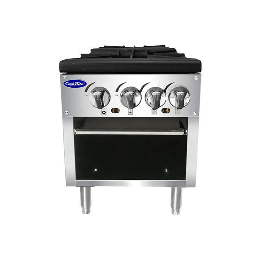 New Atosa ATSP-18-2 Double Gas Stock Pot Stove 160,000 BTU