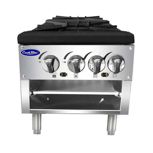 New Atosa ATSP-18-2L Double Gas Stock Pot Stove (Low Height)