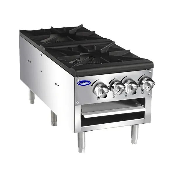 New Atosa ATSP - 18 - 2L Double Gas Stock Pot Stove (Low Height) - Falcon Restaurant Supply - 4