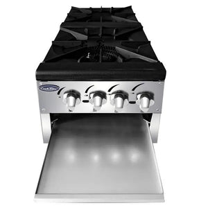 New Atosa ATSP-18-2L Double Gas Stock Pot Stove (Low Height)
