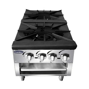 New Atosa ATSP-18-2L Double Gas Stock Pot Stove (Low Height)