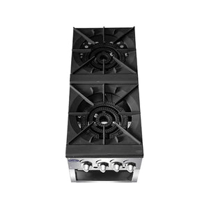 New Atosa ATSP-18-2 Double Gas Stock Pot Stove 160,000 BTU