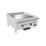 New Atosa ATTG - 24 HD 24'' Thermo - Griddle with Total 50,000 BTU (with 1" Griddle Plate) - Falcon Restaurant Supply - 1