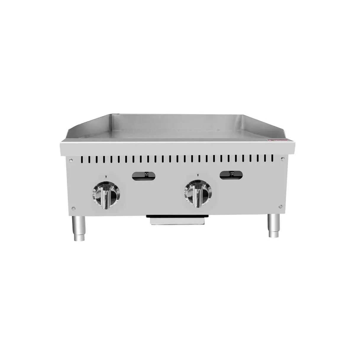 New Atosa ATTG-24 HD 24'' Thermo-Griddle with Total 50,000 BTU (with 1" Griddle Plate)