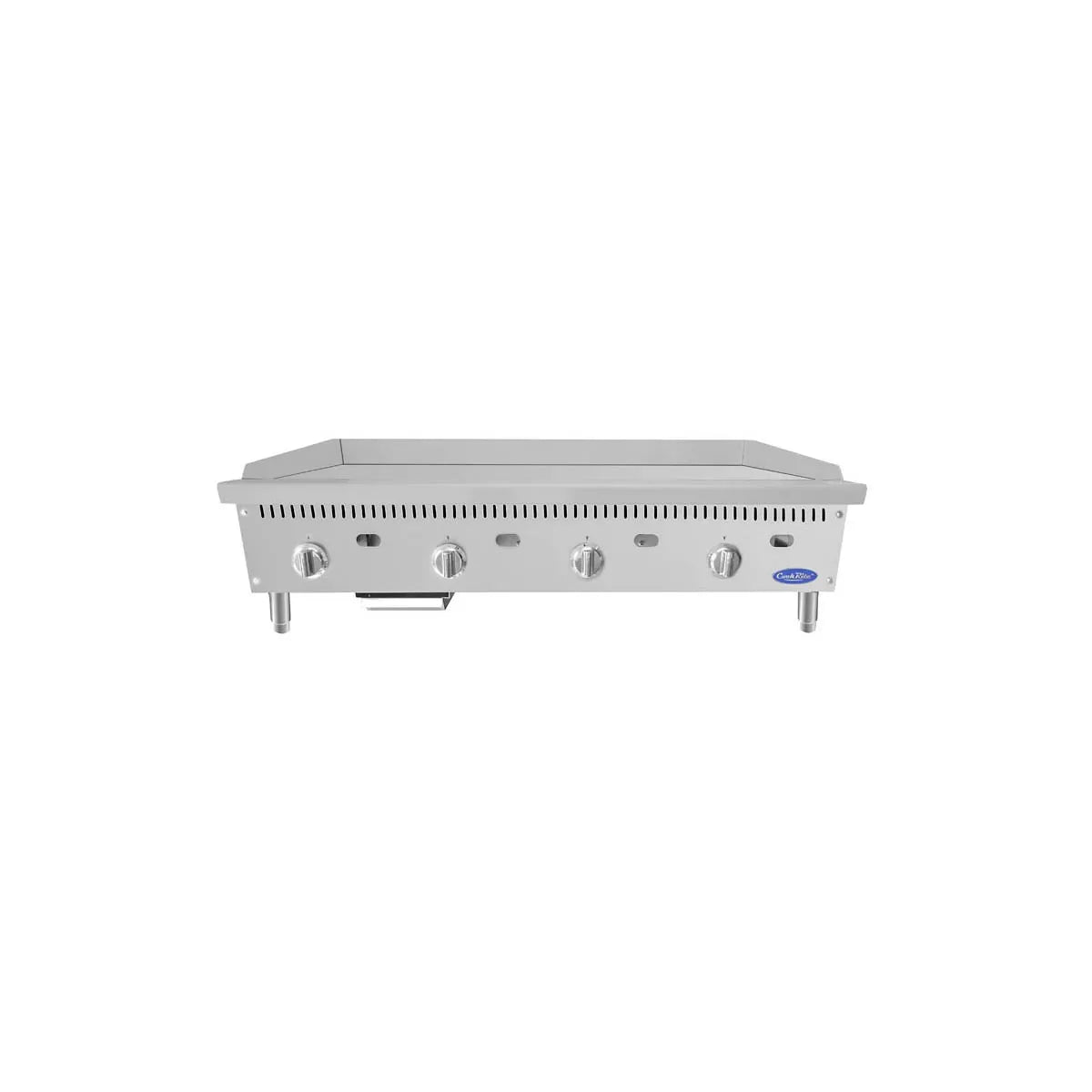New Atosa ATTG - 48 HD 48'' Thermo - Griddle with Total 100,000 BTU (with 1" Griddle Plate) - Falcon Restaurant Supply - 6