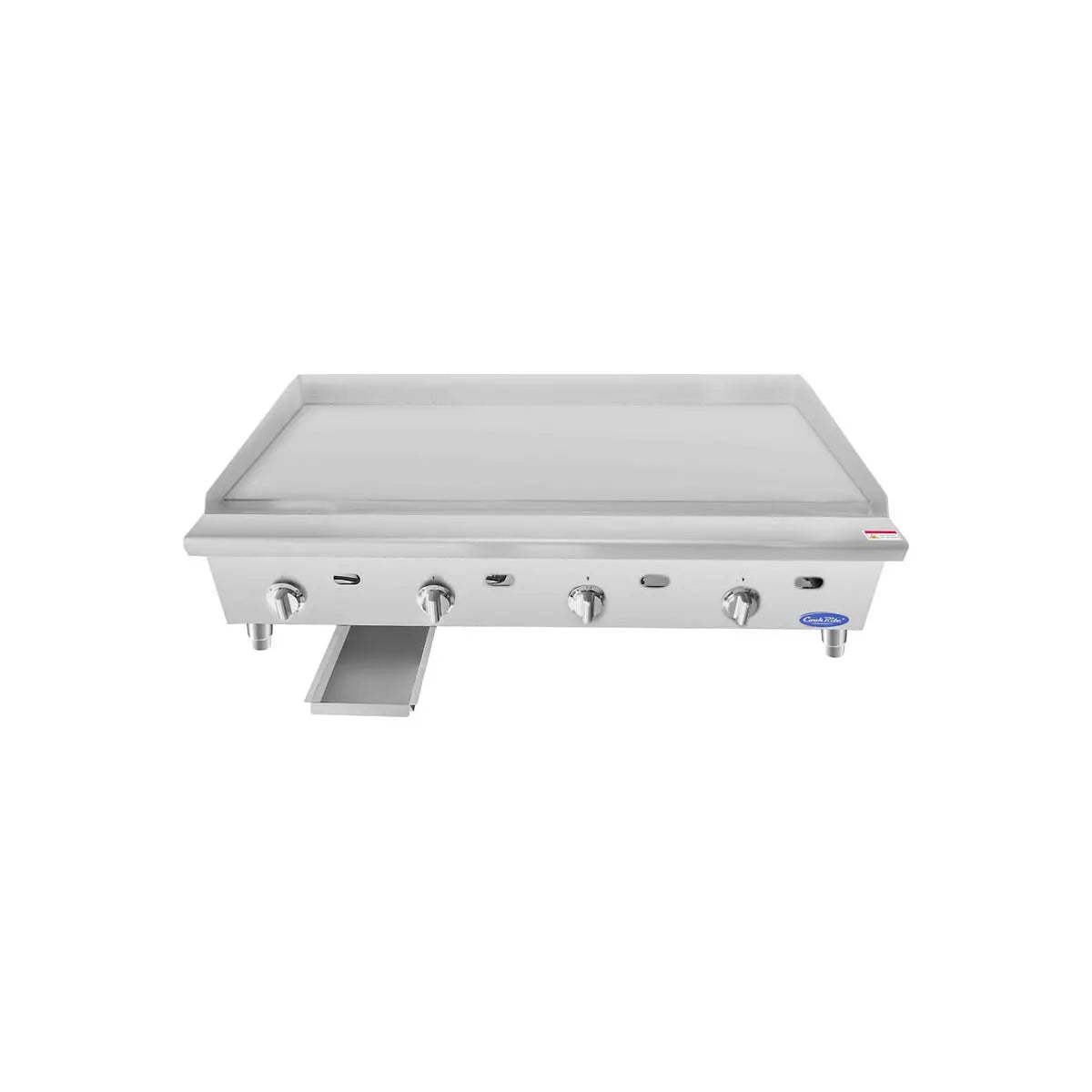 New Atosa ATTG - 48 HD 48'' Thermo - Griddle with Total 100,000 BTU (with 1" Griddle Plate) - Falcon Restaurant Supply - 5