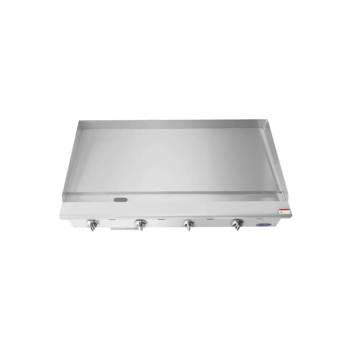 New Atosa ATTG - 48 HD 48'' Thermo - Griddle with Total 100,000 BTU (with 1" Griddle Plate) - Falcon Restaurant Supply - 2