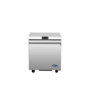 New Atosa AUF27SD 27" Stainless Undercounter Freezer One-section 115V