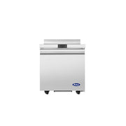 New Atosa AWF27SD 27" Worktop Freezer with Backsplash - Commercial Stainless Steel Freezer