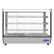 New Atosa CHDS - 71 Countertop Heated Display Case - Square, 7.1 Cu Ft - Falcon Restaurant Supply - 1