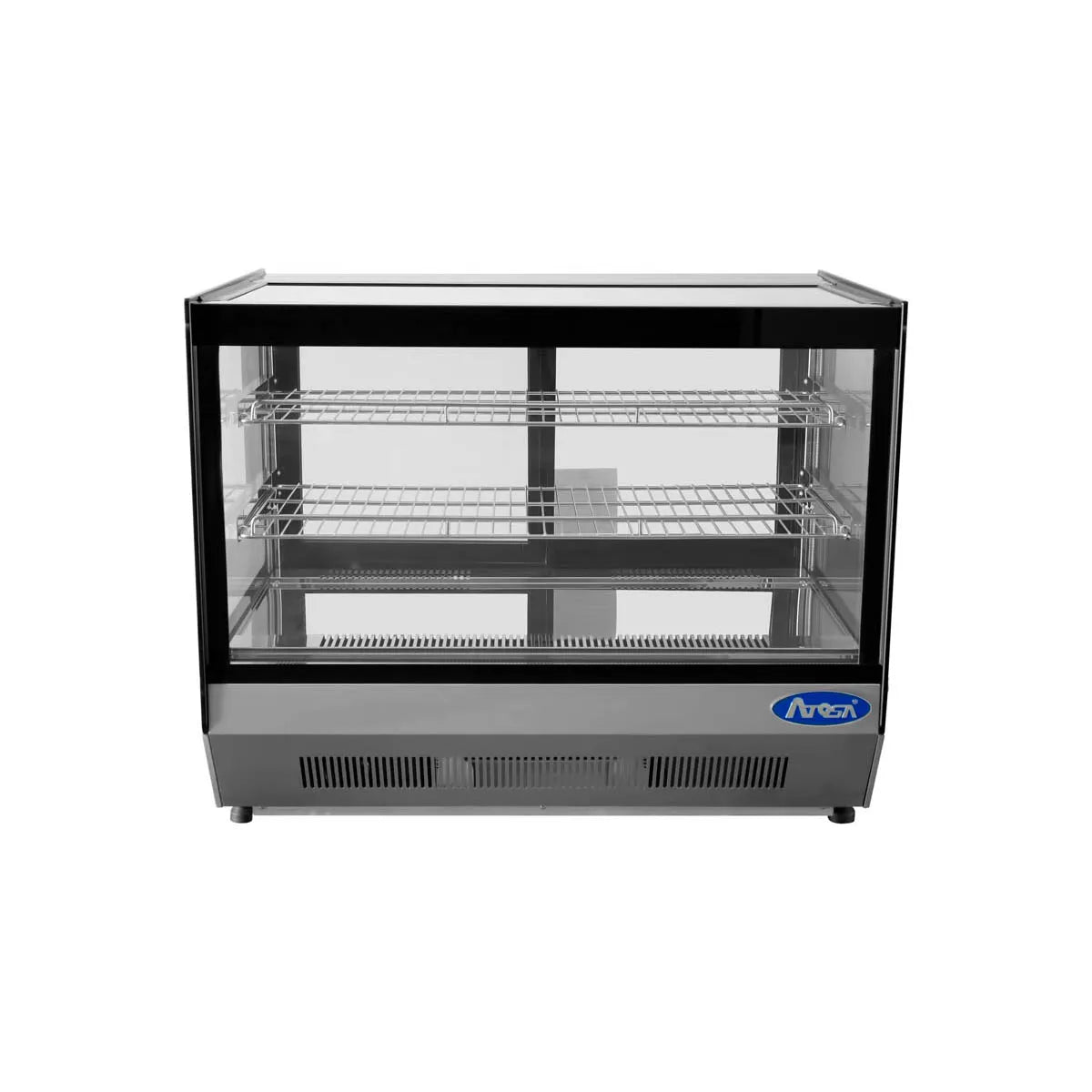New Atosa CRDS-42 Countertop Refrigerated Display Square, 4.2 Cu Ft