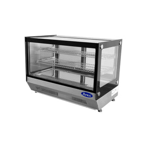 New Atosa CRDS-56 Countertop Refrigerated Display Square, 5.6 Cu Ft