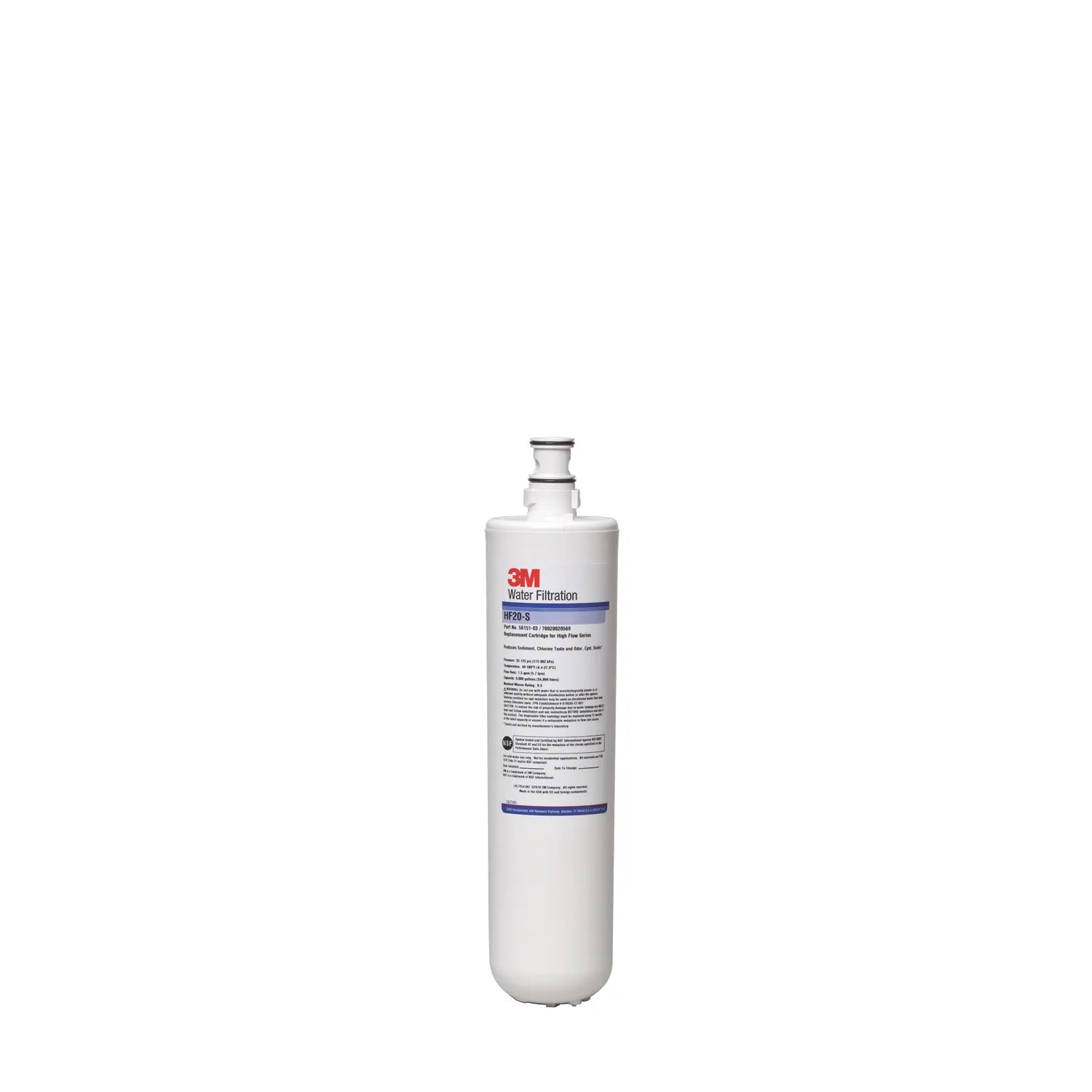 New Atosa HF20-S 3M™ Water Filtration Products Replacement Cartridge, standard length (0.5 micron)