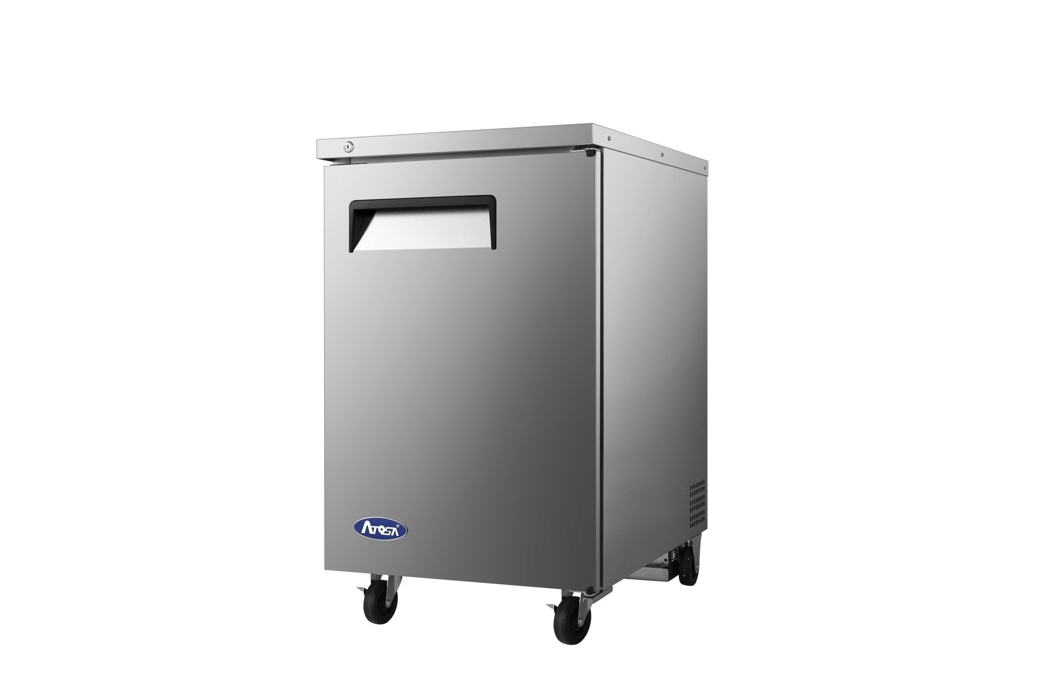 New Atosa MBB23GR 23" Back Bar Beer & Beverage Cooler (Stainless Exterior) - Falcon Restaurant Supply - 1